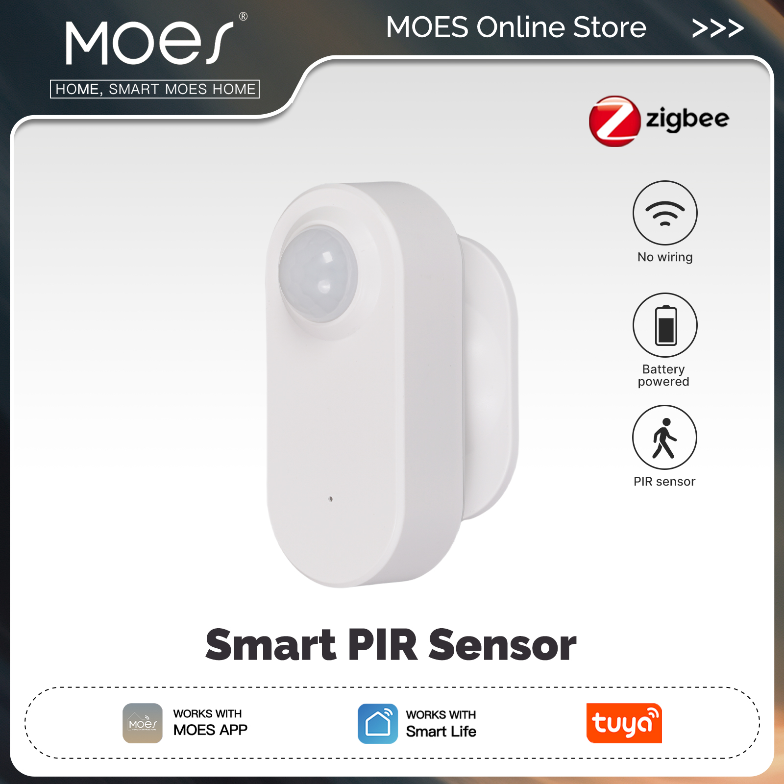 Matter Hub Thread - MOES Zigbee 3.0 Tuya Smart PIR