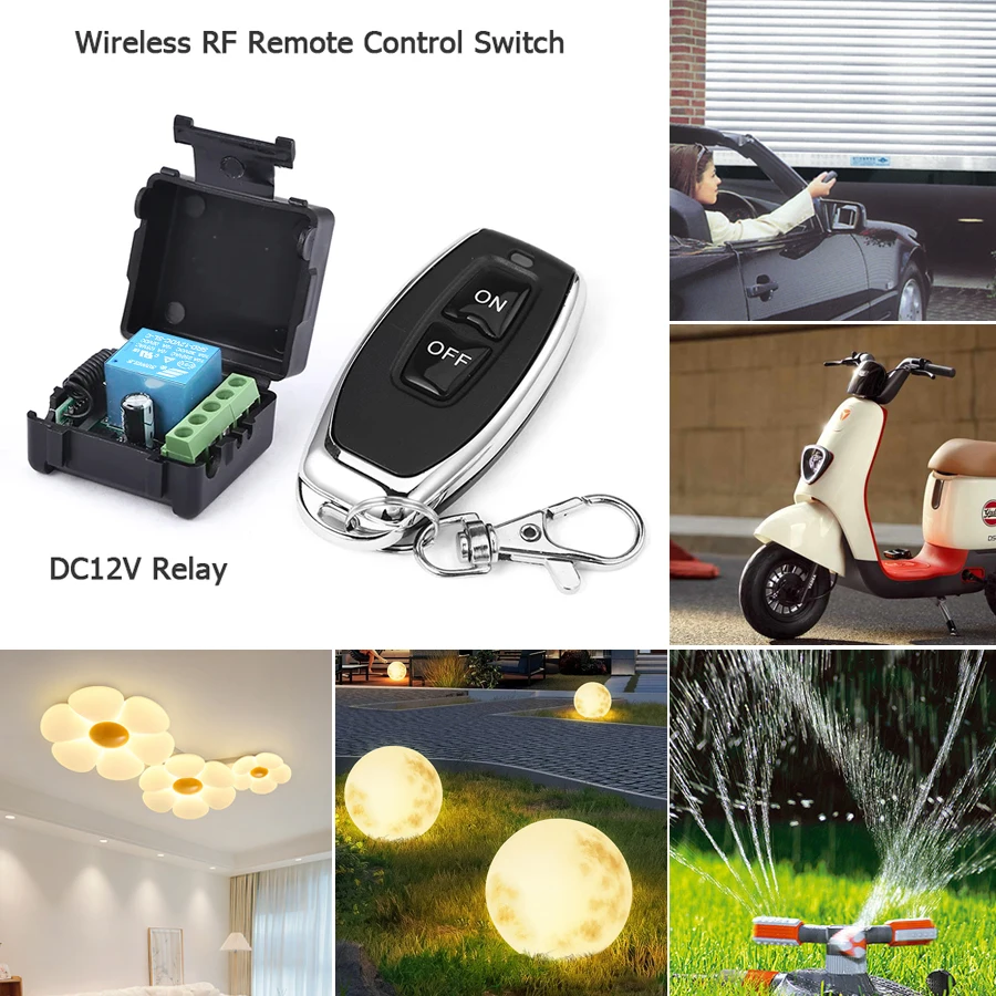 433Mhz Receiver Module - 433Mhz Universal Gate Remote Control Switch