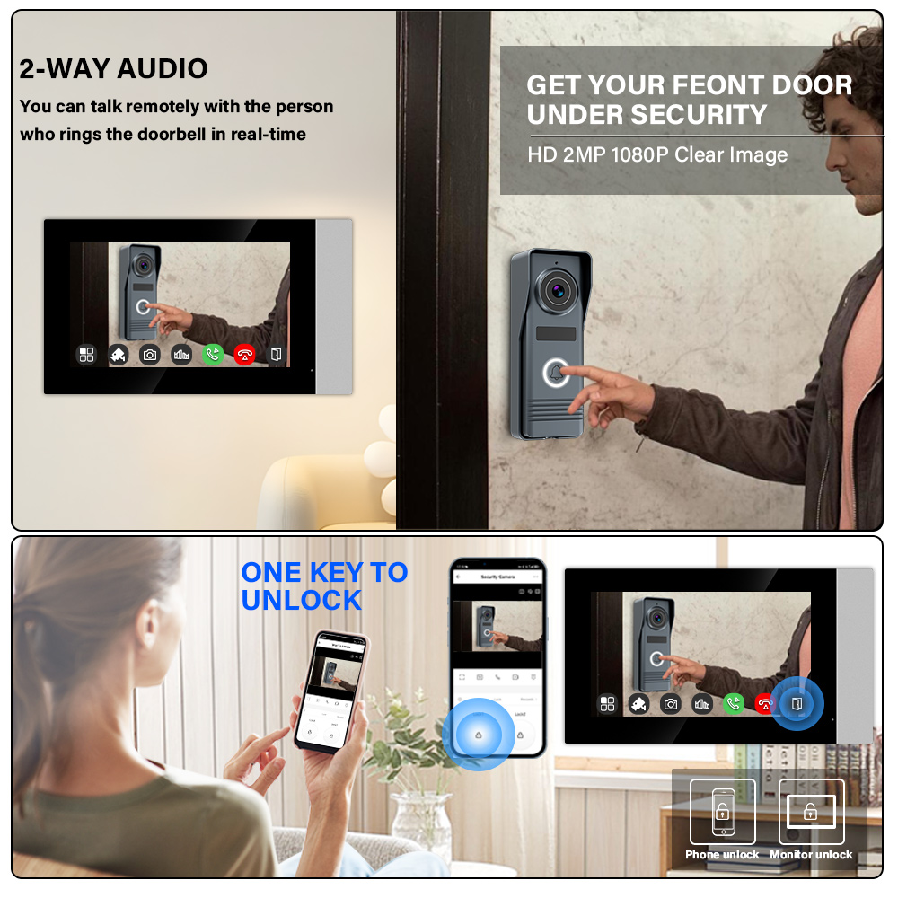 2-Wires Smart Home Wifi 1080P  – Smart Doorbell Wired Bewertung und Preis