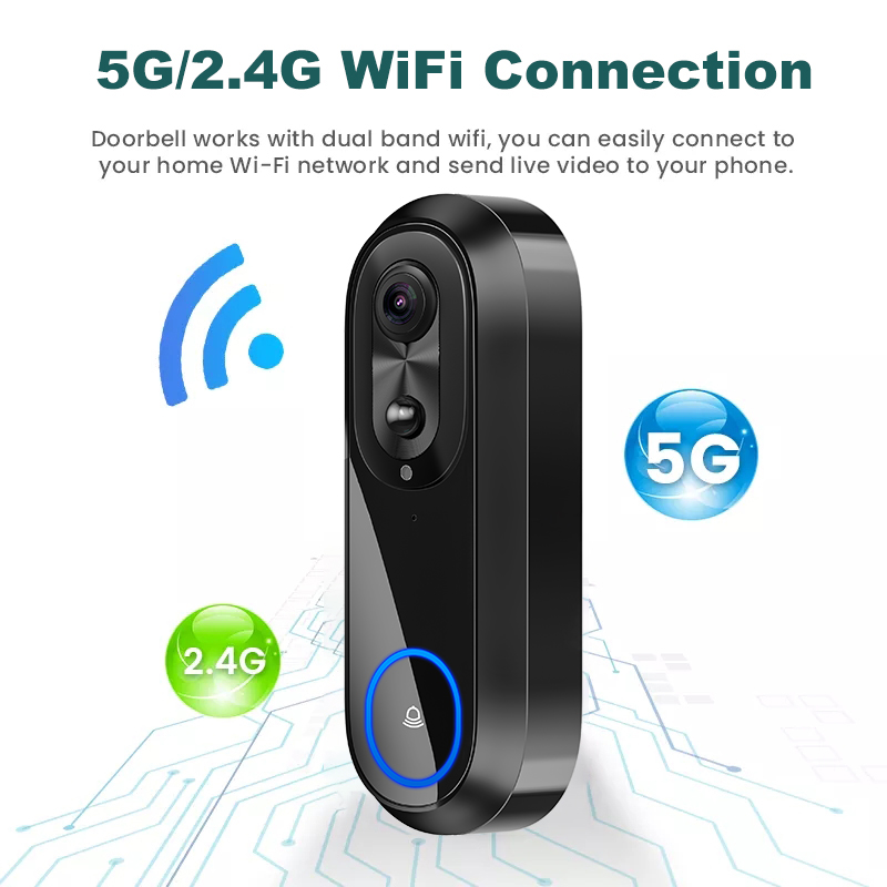 5G 2.4G WiFi Video Doorbell 10 – Smart Doorbell Wired Bewertung und Preis