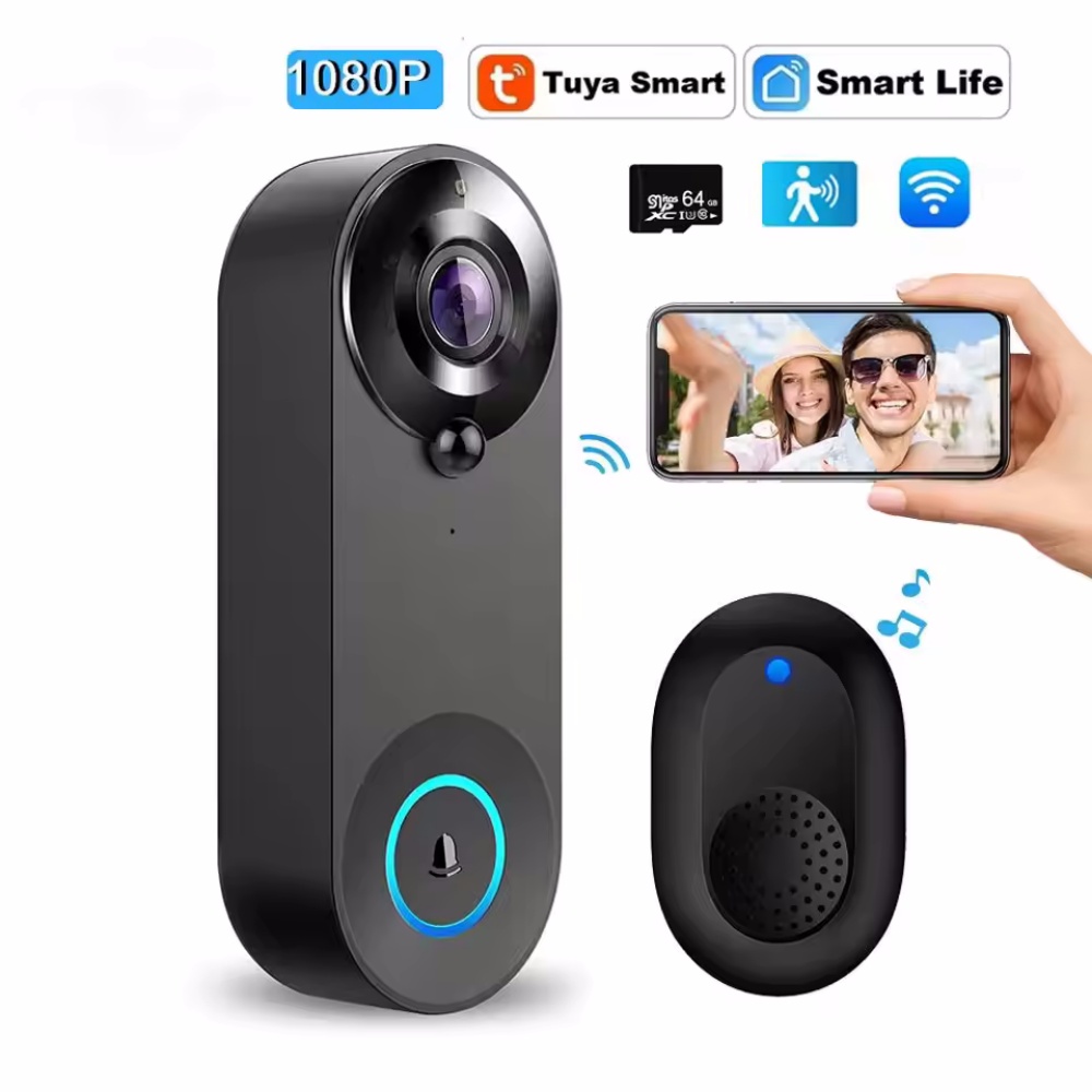 Tuya 1080P Wireless WIFI Doorb – Smart Doorbell Wired Bewertung und Preis