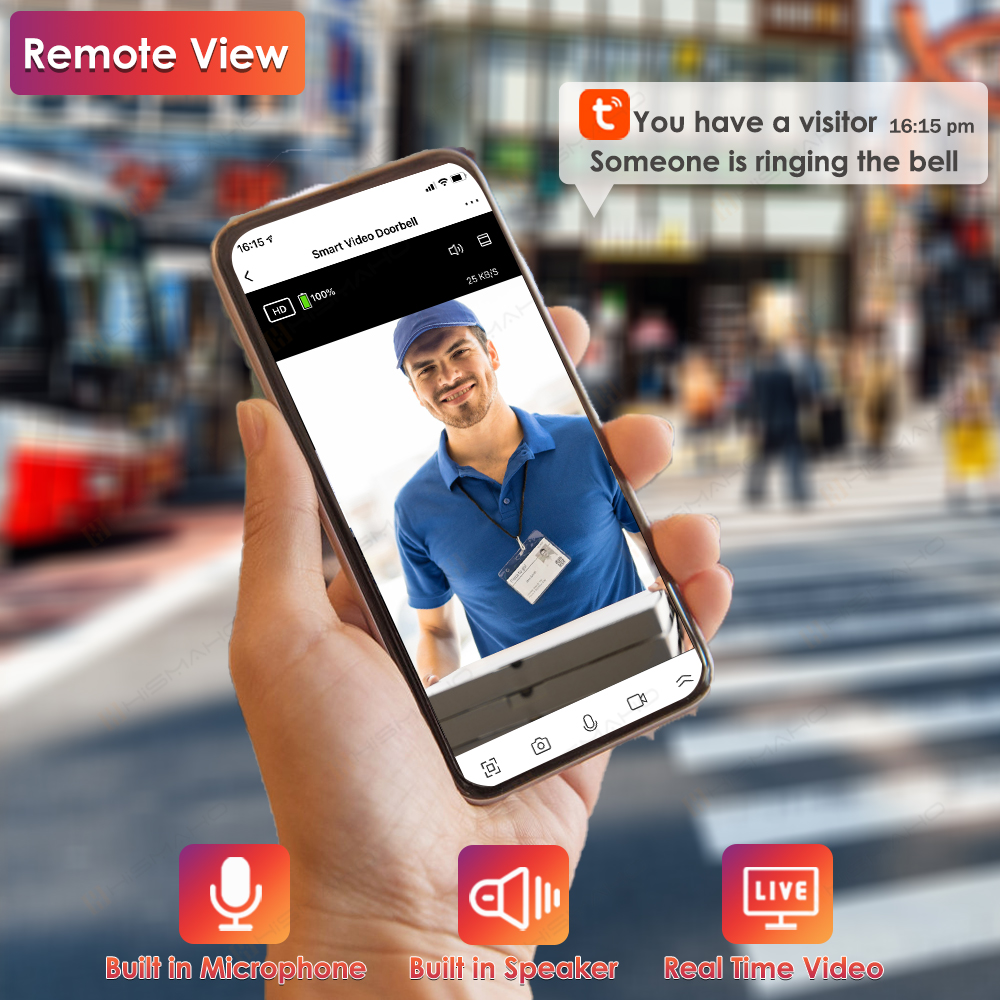 Tuya WiFi Doorbell Camera Outd – Smart Doorbell Wired Bewertung und Preis