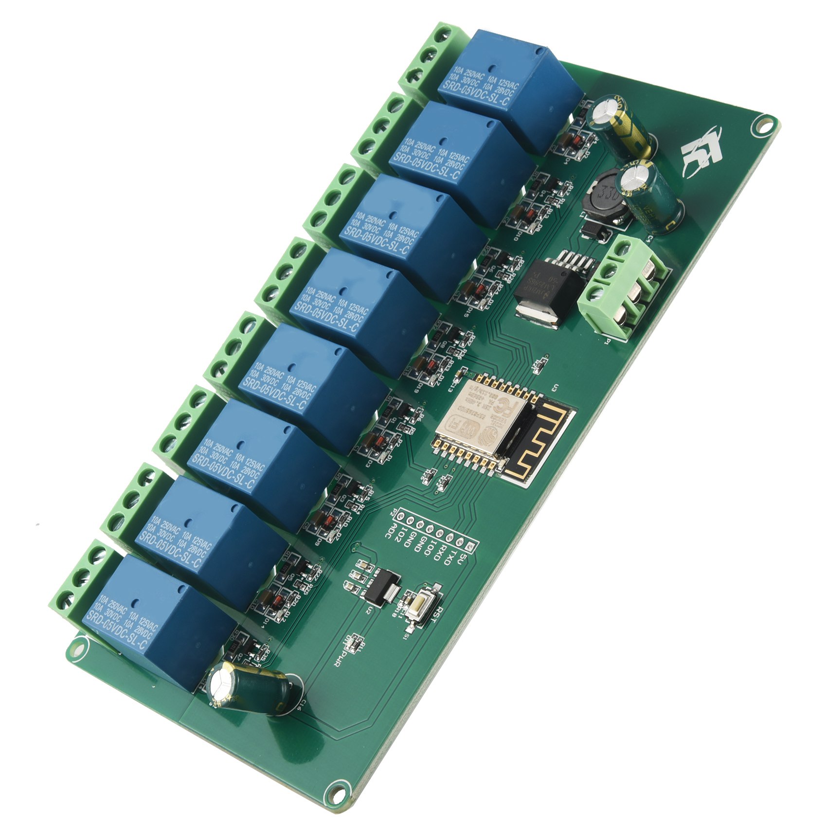 (ABDH) ESP8266 WIFI 8 Channel  – Relay 8 Channel Board Bewertung und Preis