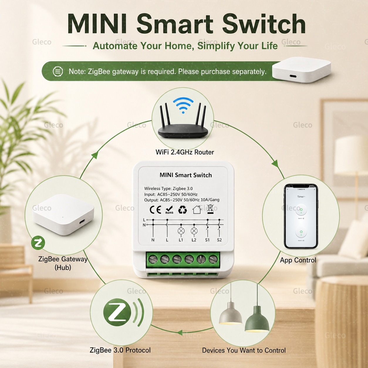 Zigbee Tuya Smart Switch Smart – Home Automation Diy Bewertung und Preis