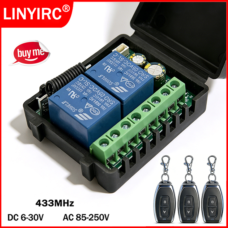 DC 9V 12V 24V AC 85-250V 2CH R – 433Mhz Receiver Module Bewertung und Preis