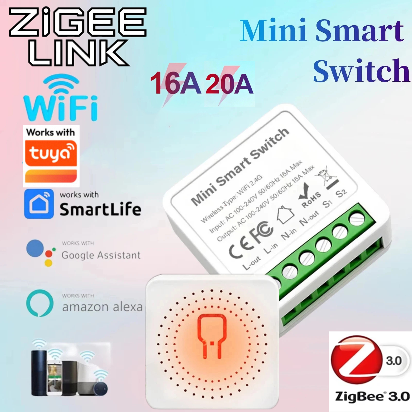 For Tuya Mini Smart WiFi Switc – Home Automation Diy Bewertung und Preis