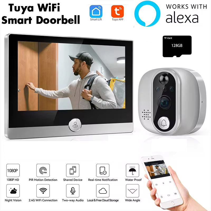 Tuya Video Doorbell 1080P WiFi – Smart Doorbell Wired Bewertung und Preis