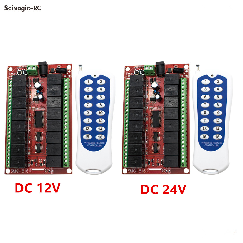 16CH 433MHz RF Wireless Remote – 433Mhz Receiver Module Bewertung und Preis