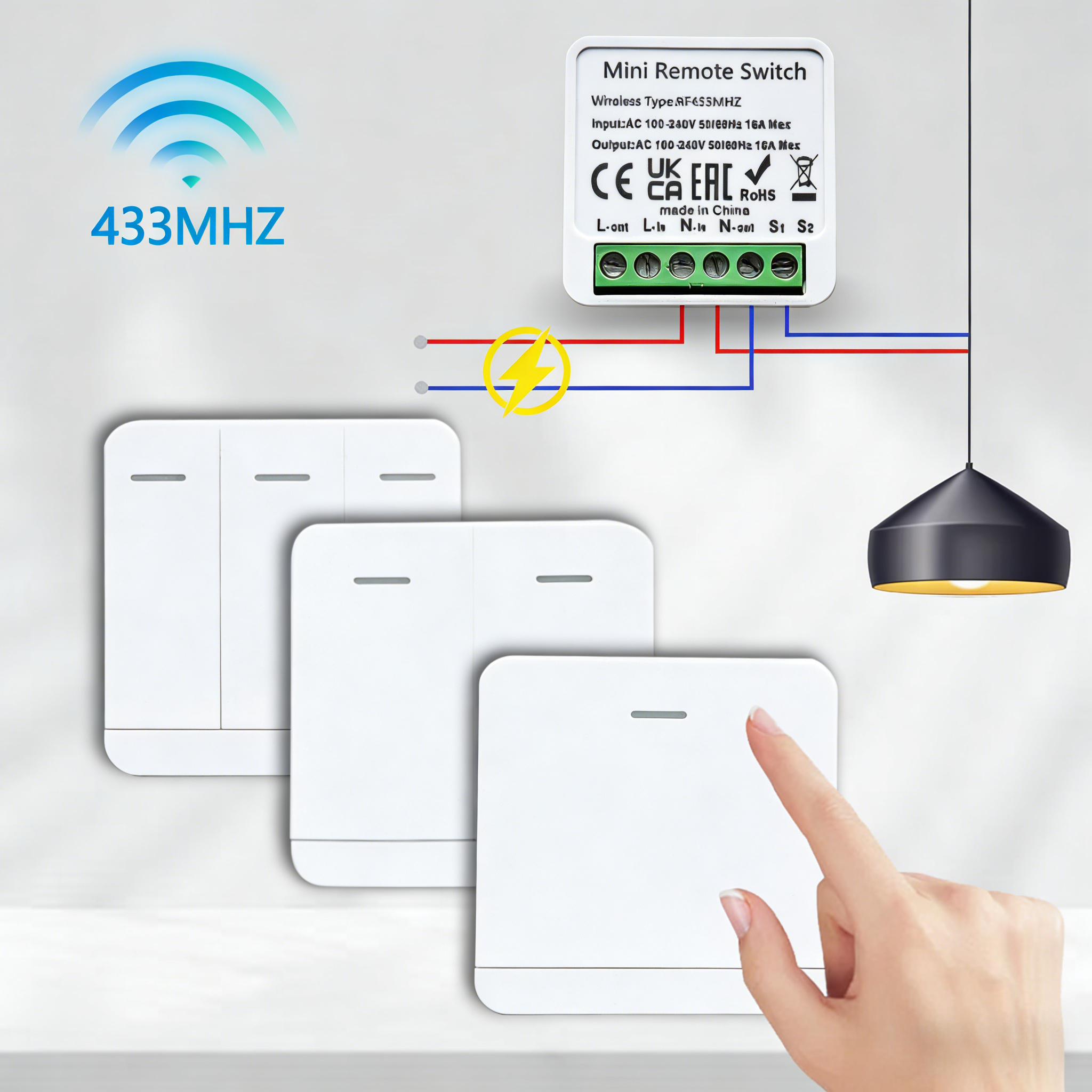 RF 433MHz Smart DIY Wireless S – Home Automation Systems Diy Bewertung und Preis