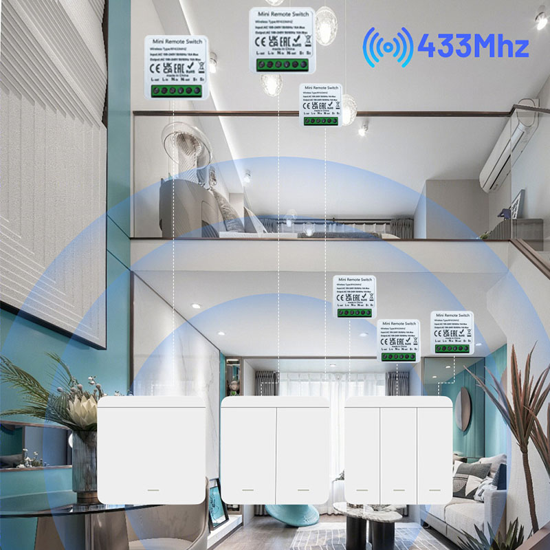 RF 433MHz Smart DIY Wireless S – Home Automation Systems Diy Bewertung und Preis