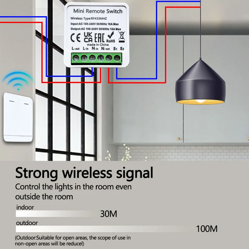RF 433MHz Smart DIY Wireless S – Home Automation Systems Diy Bewertung und Preis