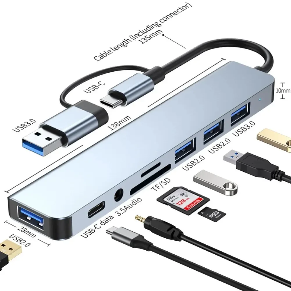 8 In 2 USB-C Hub With 3.0 SD/T – Home Assistant Sd Bewertung und Preis