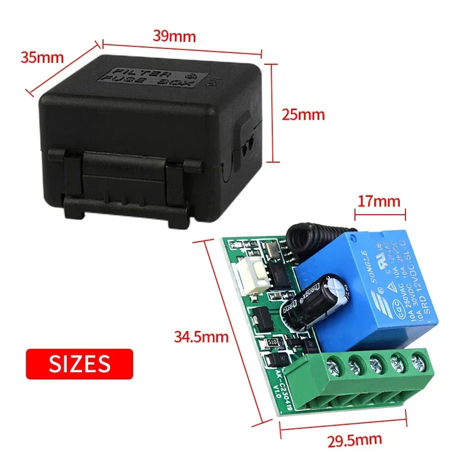 DC 12V Remote Control Smart Sw – 433Mhz Receiver Module Bewertung und Preis