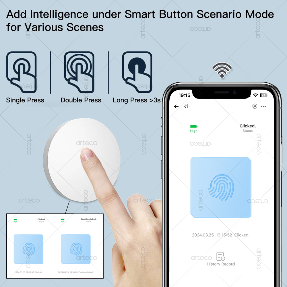 Zigbee Button Scene Switch Wir – Home Automation Ideas Bewertung und Preis
