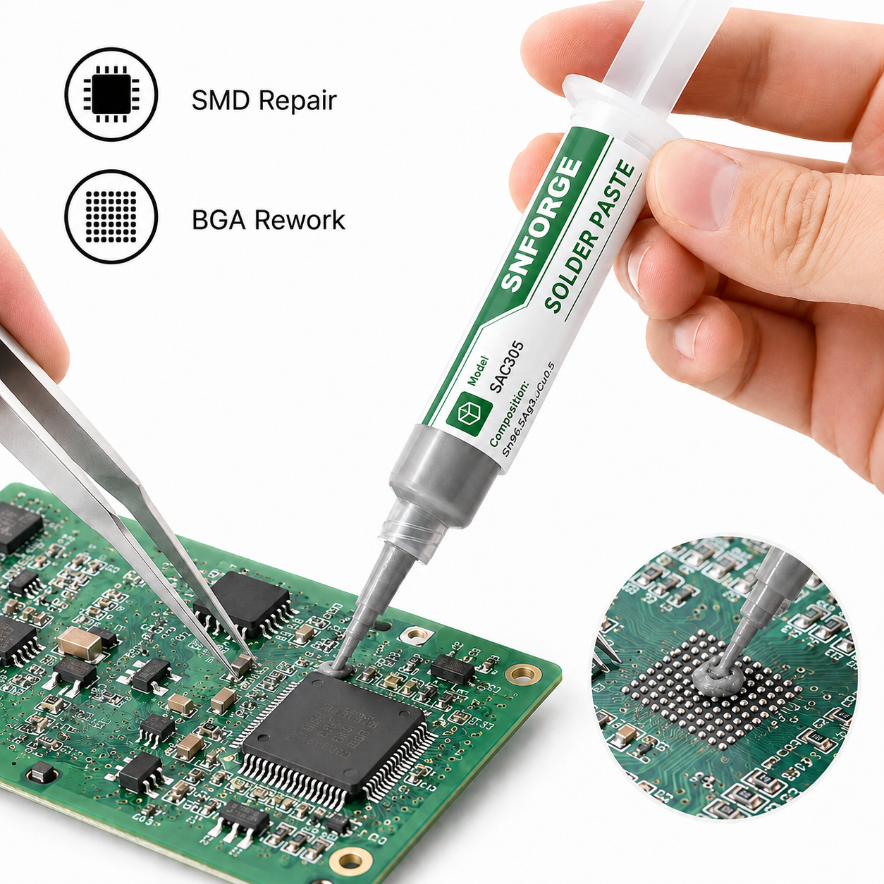SAC305 Solder Paste Welding Ti – Home Automation System Diy Bewertung und Preis