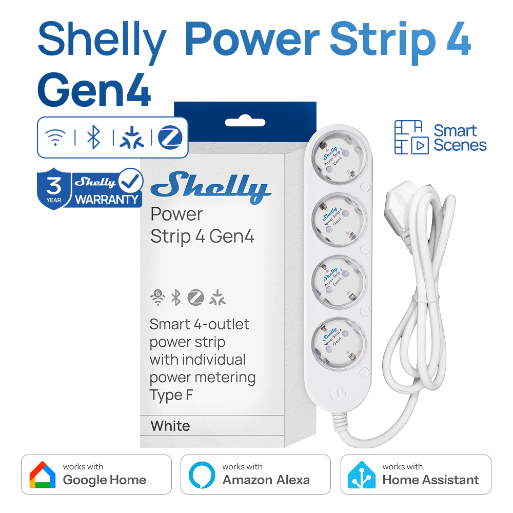 Shelly Power Strip 4 Gen4 Smar – Shelly Relay Module Bewertung und Preis