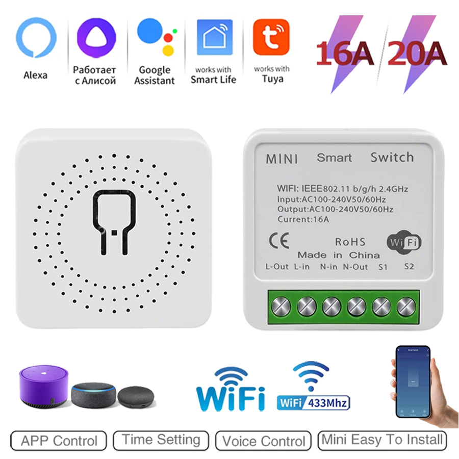 2 Way Mini DIY Smart Switch Tu – Home Automation Diy Bewertung und Preis
