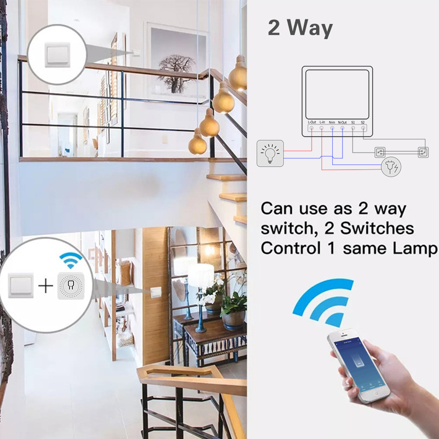 2 Way Mini DIY Smart Switch Tu – Home Automation Diy Bewertung und Preis