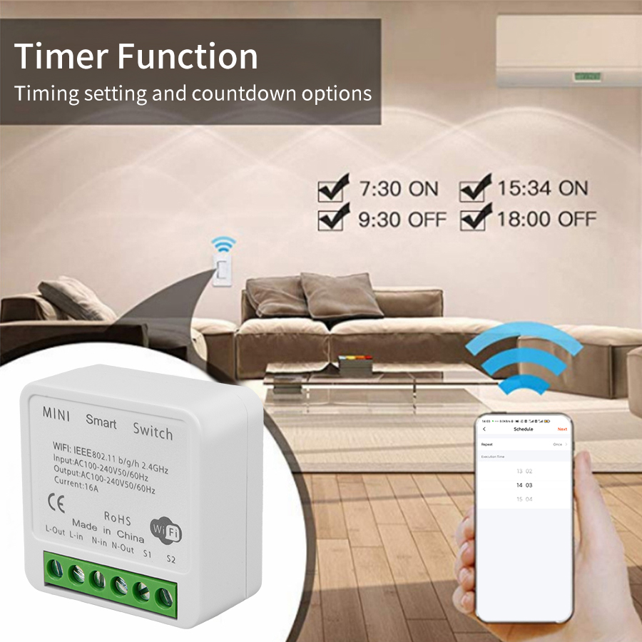 2 Way Mini DIY Smart Switch Tu – Home Automation Diy Bewertung und Preis